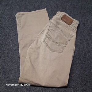 BKE Jake‎ Relaxed Fit Straight Leg Twill Brown Jeans Size 29 S 30" Inseam